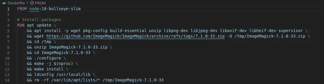 Its always suspicous when a single package uses a specific version