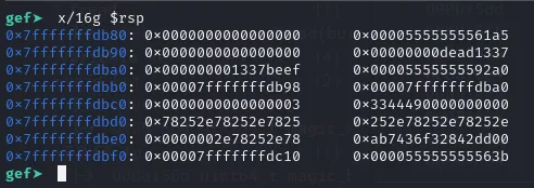 Format string vuln for sure